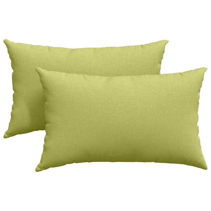 Afbeelding laden in galerijviewer, Vidaxl sofa kussens 2 pcs lichtgroen 50 x 30 cm stof
