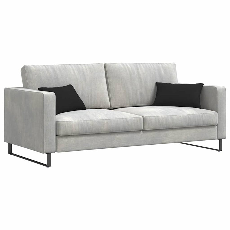 Afbeelding laden in galerijviewer, Vidaxl sofa kussens 2 st stof zwart 50 x 30 cm
