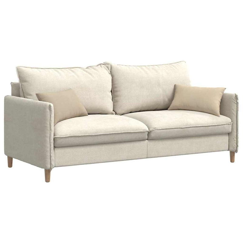 Afbeelding laden in galerijviewer, Vidaxl sofa kussens 2 stuks crème 50 x 30 cm stof
