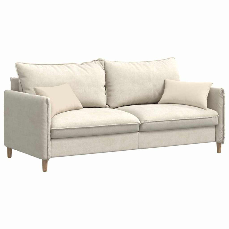 Afbeelding laden in galerijviewer, Vidaxl sofa kussens 2 stuks beige 50 x 30 cm stof
