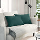 Vidaxl sofa kussens 2 pcs donkergroen 60 x 40 cm stof