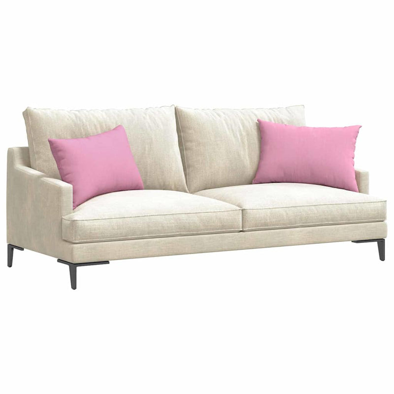 Afbeelding laden in galerijviewer, Vidaxl sofa kussens 2 pcs roze 60 x 40 cm stof
