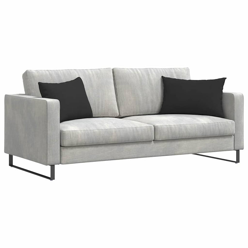 Afbeelding laden in galerijviewer, Vidaxl sofa kussens 2 st stof zwart 60 x 40 cm
