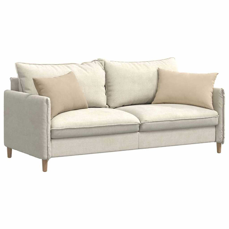 Afbeelding laden in galerijviewer, Vidaxl sofa kussens 2 stuks crème 60 x 40 cm stof
