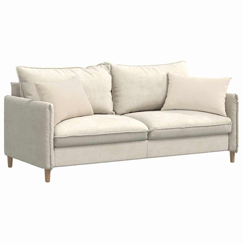 Afbeelding laden in galerijviewer, Vidaxl sofa kussens 2 st stof beige 60 x 40 cm
