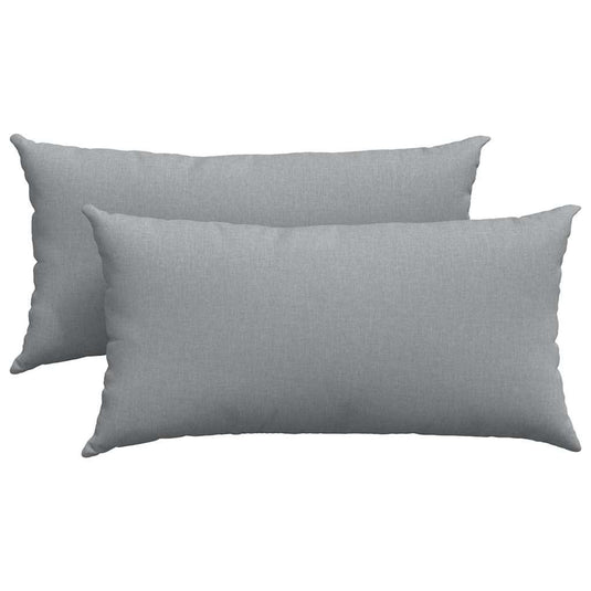 Vidaxl sofa kussens 2 pcs lichtgrijs 80 x 40 cm stof