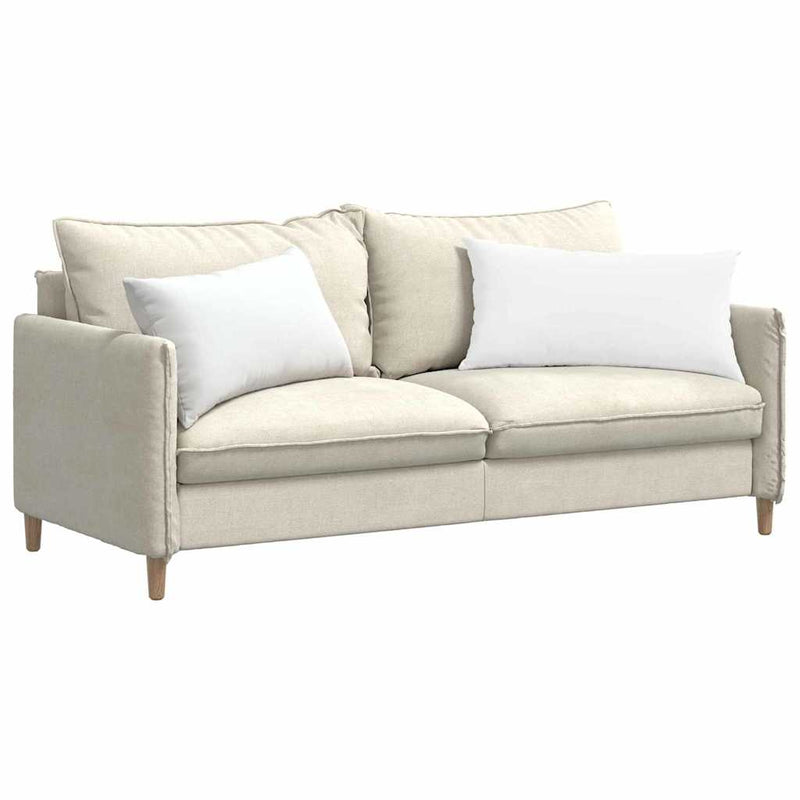 Afbeelding laden in galerijviewer, Vidaxl sofa kussens 2 pcs wit 80 x 40 cm stof

