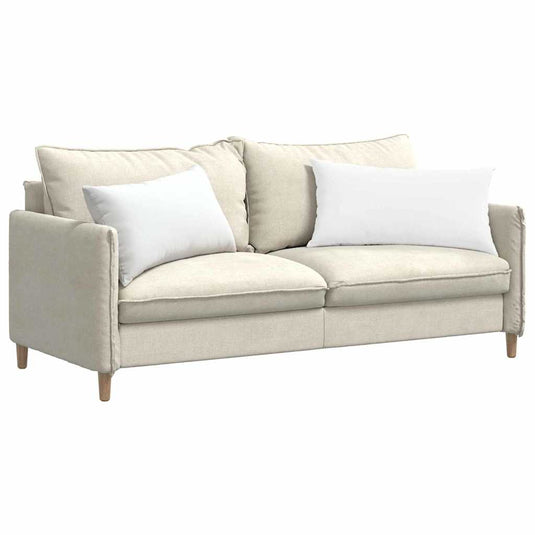 Vidaxl sofa kussens 2 pcs wit 80 x 40 cm stof
