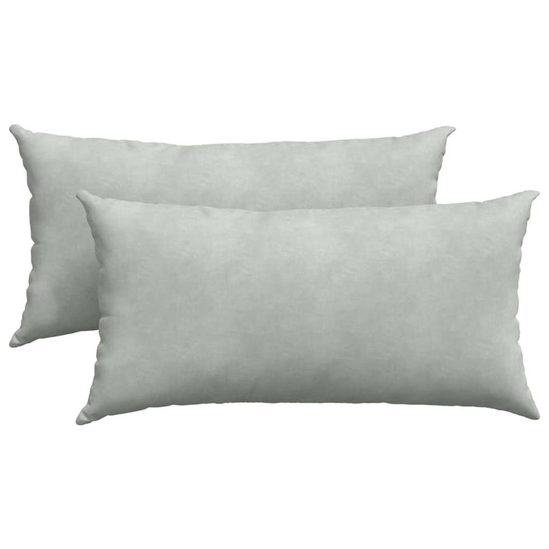 Afbeelding laden in galerijviewer, Vidaxl sofa kussens 2 stuks lichtgrijs 80 x 40 cm cordstof
