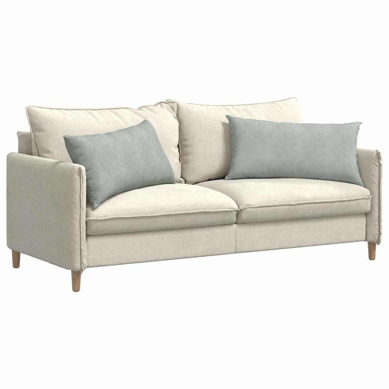 Afbeelding laden in galerijviewer, Vidaxl sofa kussens 2 stuks lichtgrijs 80 x 40 cm cordstof
