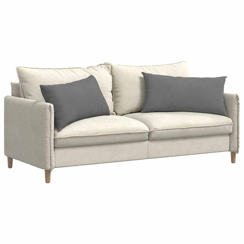Afbeelding laden in galerijviewer, Vidaxl sofa kussens 2 st stof donkergrijs 80 x 40 cm
