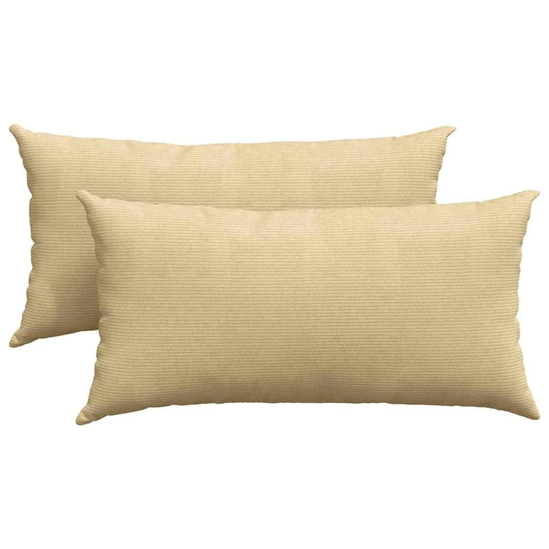 Afbeelding laden in galerijviewer, Vidaxl sofa kussens 2 stuks grijs groen 80 x 40 cm cordstof
