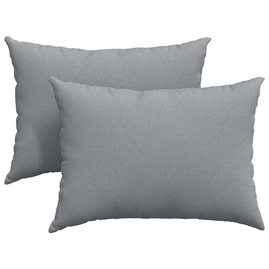 Vidaxl sofa kussens 2 pcs lichtgrijs 70 x 50 cm stof