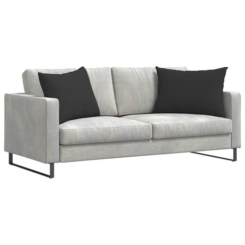 Afbeelding laden in galerijviewer, Vidaxl sofa kussens 2 st stof zwart 70 x 50 cm
