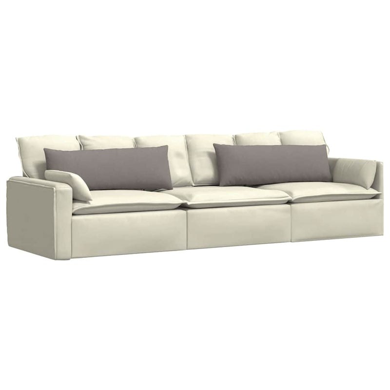 Afbeelding laden in galerijviewer, Vidaxl sofa kussens 2 pcs taupe 120 x 40 cm stof
