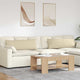 Vidaxl sofa kussens 2 pcs crème 120 x 40 cm stof