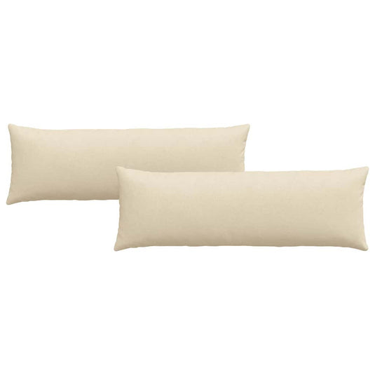 Vidaxl sofa kussens 2 pcs crème 120 x 40 cm stof