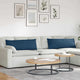 Vidaxl sofa kussens 2 pcs blauw 120 x 40 cm stof