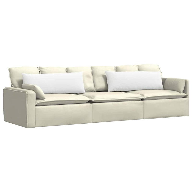 Afbeelding laden in galerijviewer, Vidaxl sofa kussens 2 pcs wit 120 x 40 cm stof
