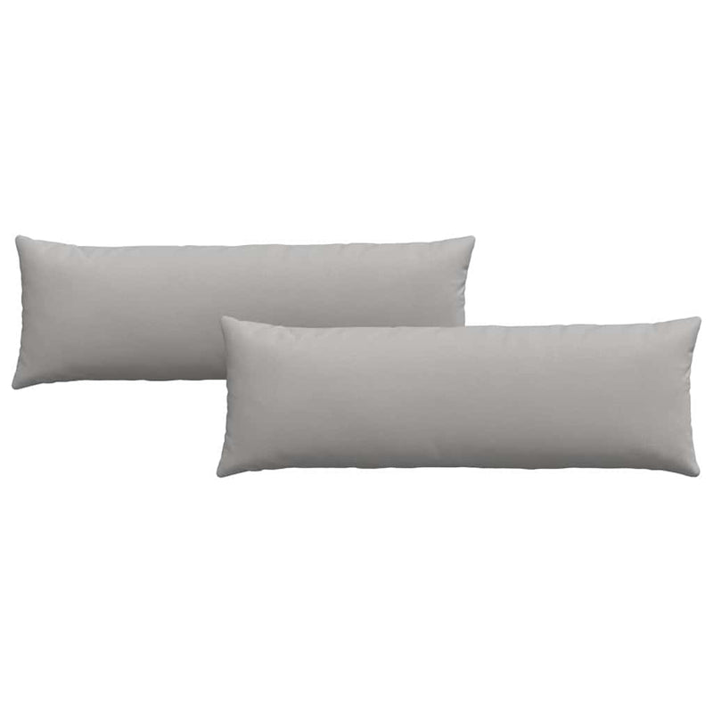 Afbeelding laden in galerijviewer, Vidaxl sofa kussens 2 pcs wolkengrijs 120 x 40 cm stof
