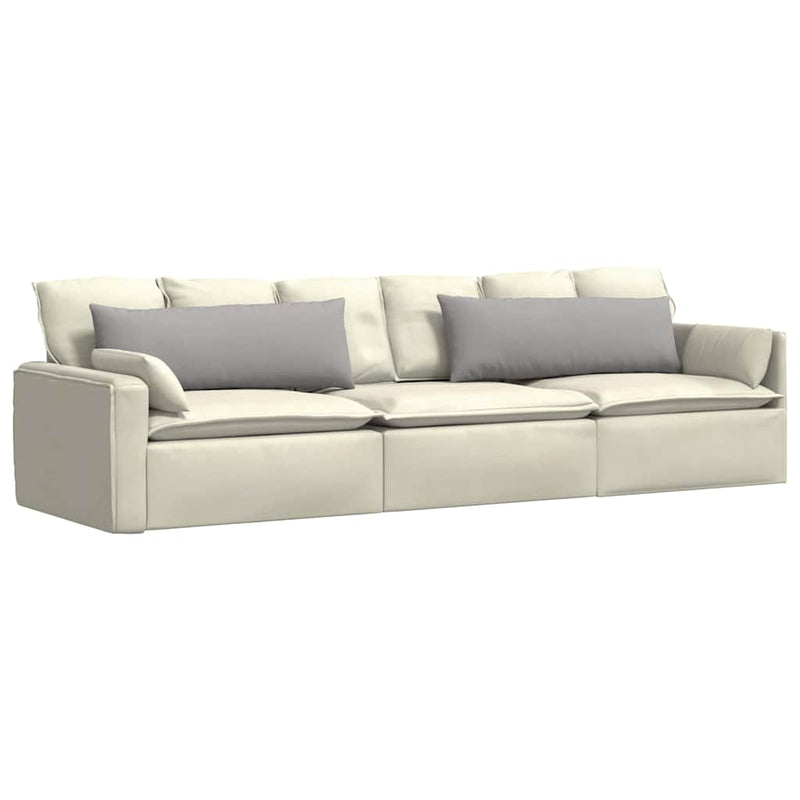 Afbeelding laden in galerijviewer, Vidaxl sofa kussens 2 pcs wolkengrijs 120 x 40 cm stof
