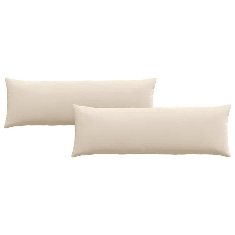 Afbeelding laden in galerijviewer, Vidaxl sofa kussens 2 stuks beige 120 x 40 cm stof
