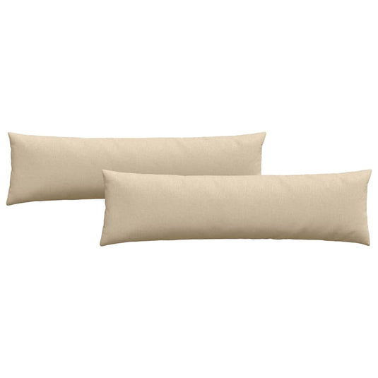 Vidaxl sofa kussens 2 pcs crème 145 x 40 cm stof