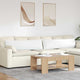 Vidaxl sofa kussens 2 pcs wit 145 x 40 cm stof