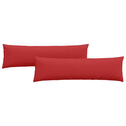 Vidaxl sofa kussens 2 pcs rood 145 x 40 cm stof