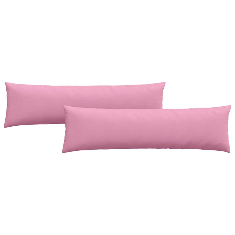 Afbeelding laden in galerijviewer, Vidaxl sofa kussens 2 pcs roze 145 x 40 cm stof
