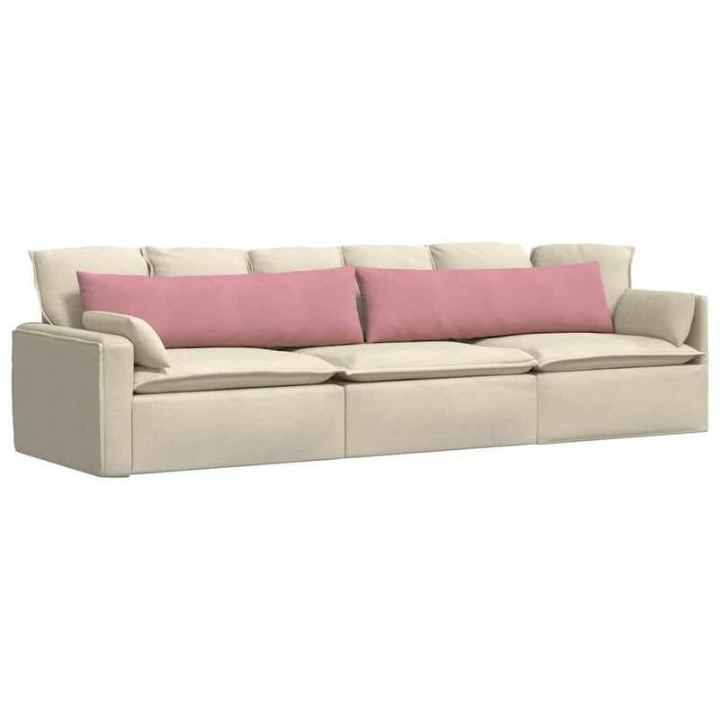 Afbeelding laden in galerijviewer, Vidaxl sofa kussens 2 stuks roze 145 x 40 cm cordstof
