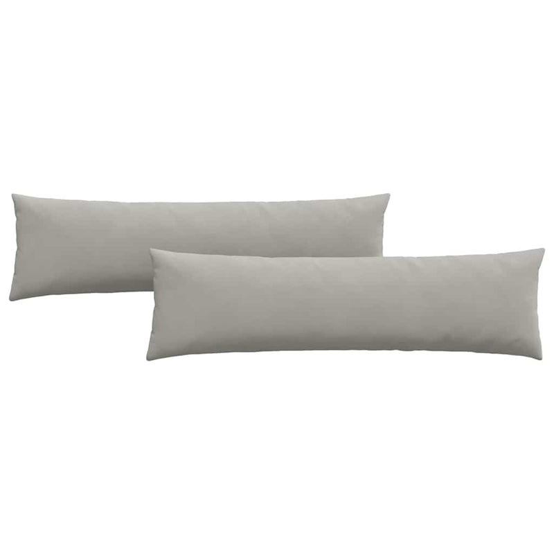 Afbeelding laden in galerijviewer, Vidaxl sofa kussens 2 stuks lichtgrijs 145 x 40 cm stof
