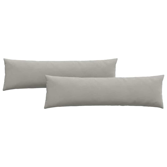 Vidaxl sofa kussens 2 stuks lichtgrijs 145 x 40 cm stof