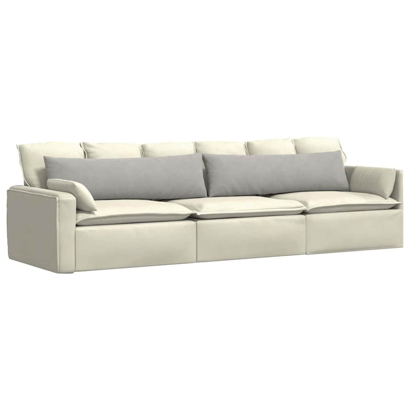 Afbeelding laden in galerijviewer, Vidaxl sofa kussens 2 stuks lichtgrijs 145 x 40 cm stof

