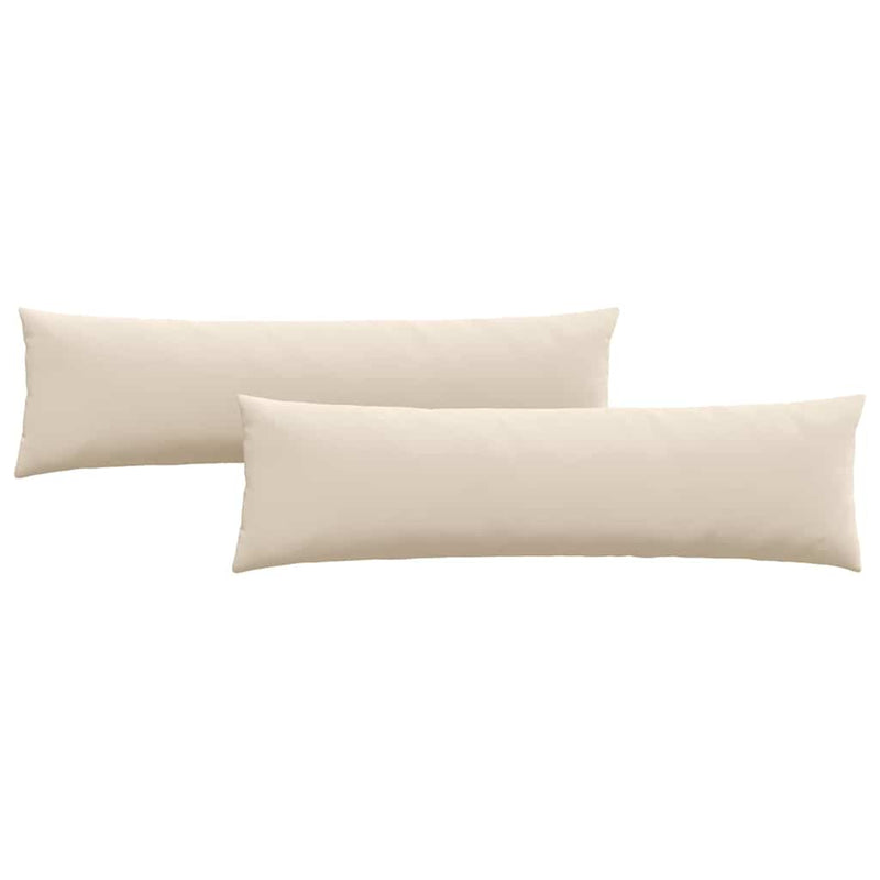 Afbeelding laden in galerijviewer, Vidaxl sofa kussens 2 stuks beige 145 x 40 cm stof

