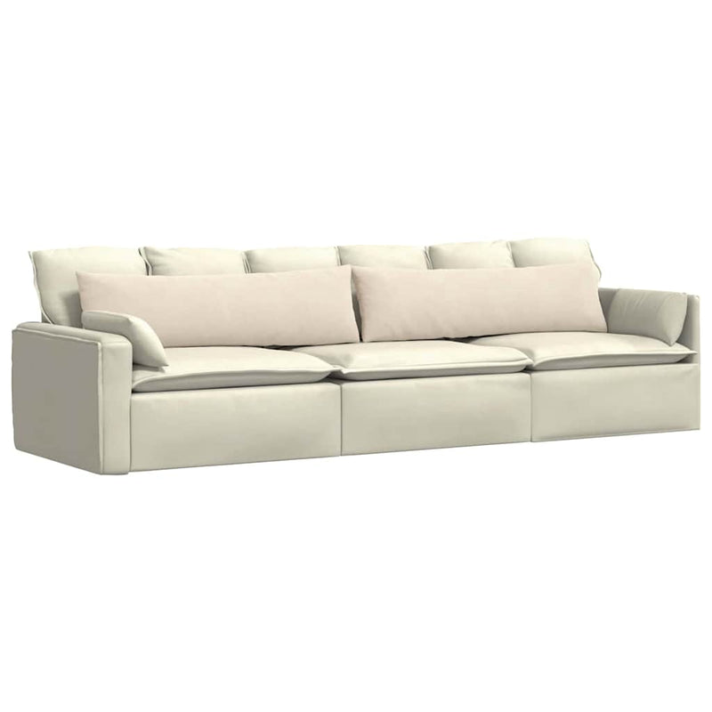 Afbeelding laden in galerijviewer, Vidaxl sofa kussens 2 stuks beige 145 x 40 cm stof
