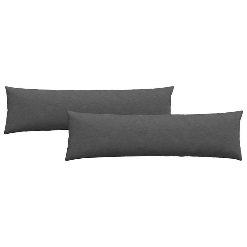 Afbeelding laden in galerijviewer, Vidaxl sofa kussens 2 stuks donkergrijs 145 x 40 cm cordstof

