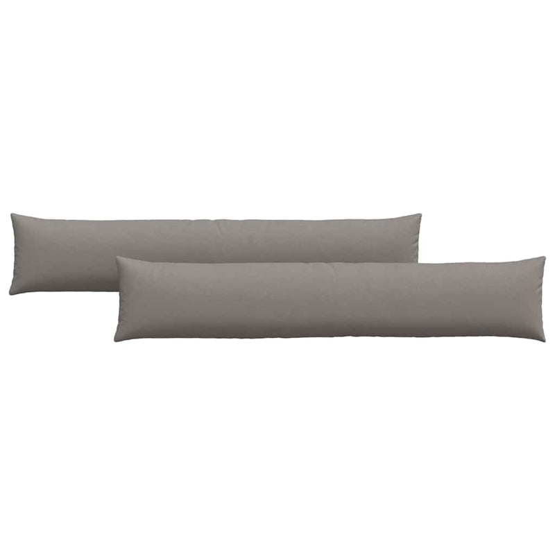 Afbeelding laden in galerijviewer, Vidaxl sofa kussens 2 pcs taupe 200 x 40 cm stof
