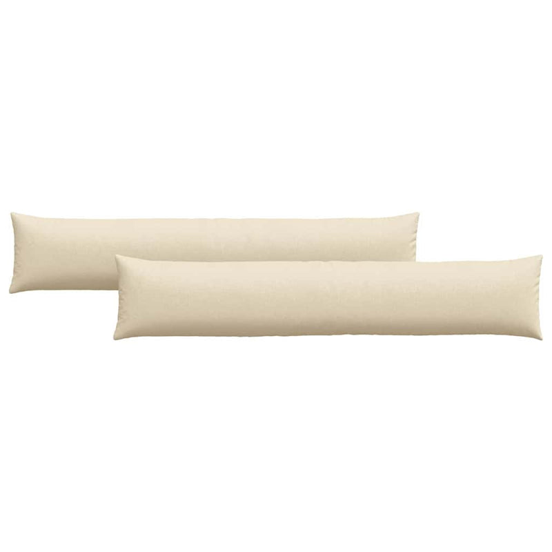 Afbeelding laden in galerijviewer, Vidaxl sofa kussens 2 pcs crème 200 x 40 cm stof
