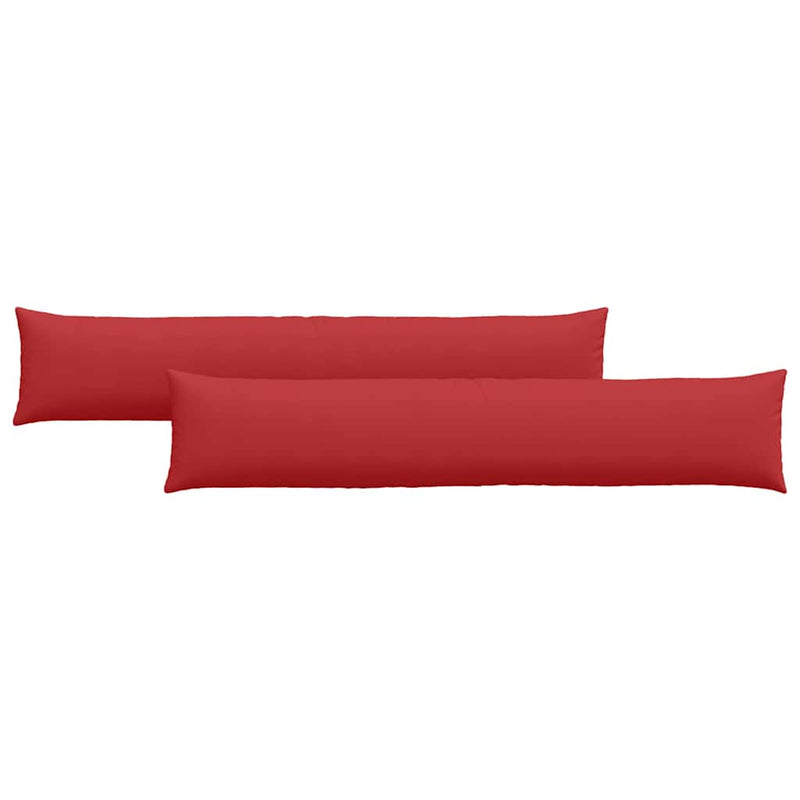 Afbeelding laden in galerijviewer, Vidaxl sofa kussens 2 pcs rood 200 x 40 cm stof
