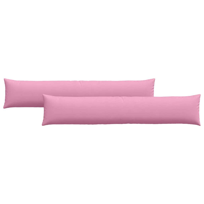 Afbeelding laden in galerijviewer, Vidaxl sofa kussens 2 pcs roze 200 x 40 cm stof
