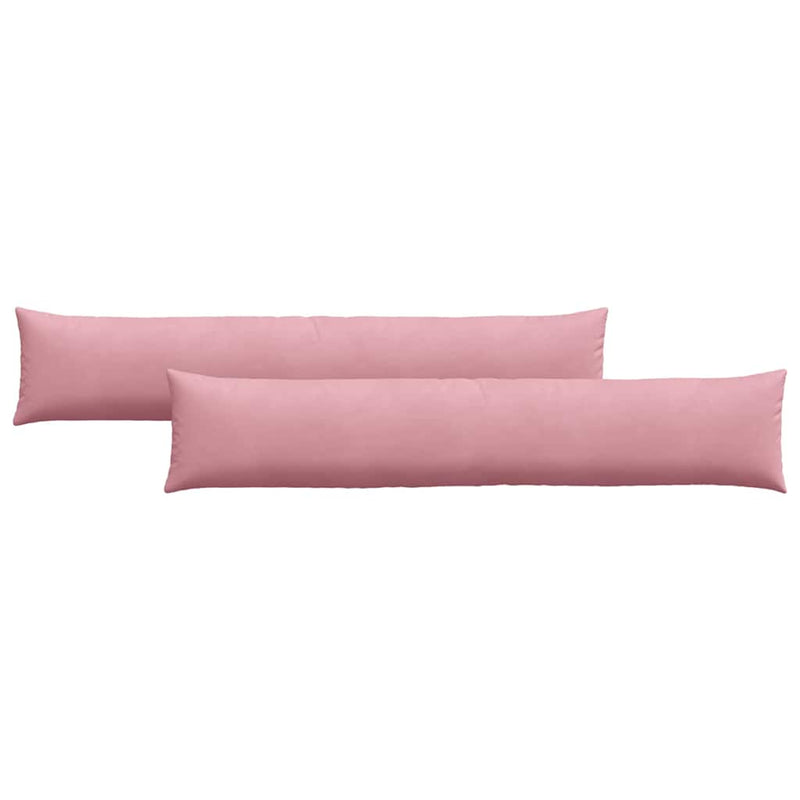 Afbeelding laden in galerijviewer, Vidaxl sofa kussens 2 stuks roze 200 x 40 cm cordstof
