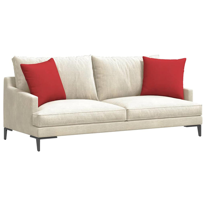 Afbeelding laden in galerijviewer, Vidaxl sofa kussens 2 pcs rood 45 x 45 cm stof
