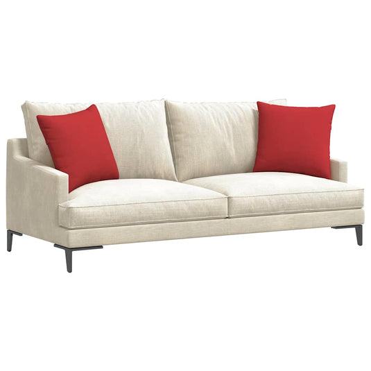 Vidaxl sofa kussens 2 pcs rood 45 x 45 cm stof