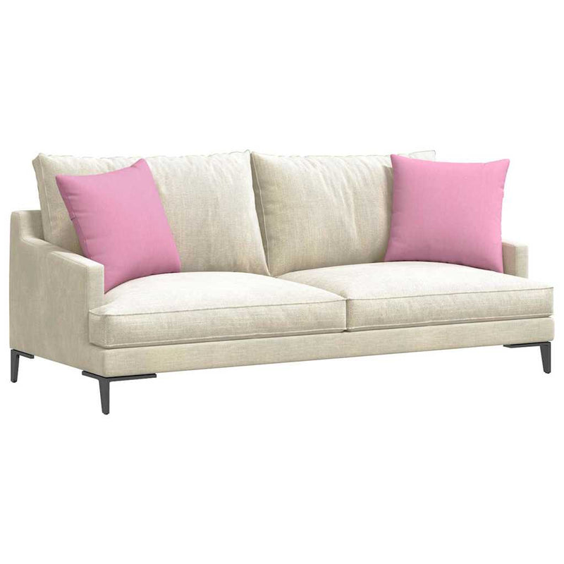 Afbeelding laden in galerijviewer, Vidaxl sofa kussens 2 st stof roze 45 x 45 cm
