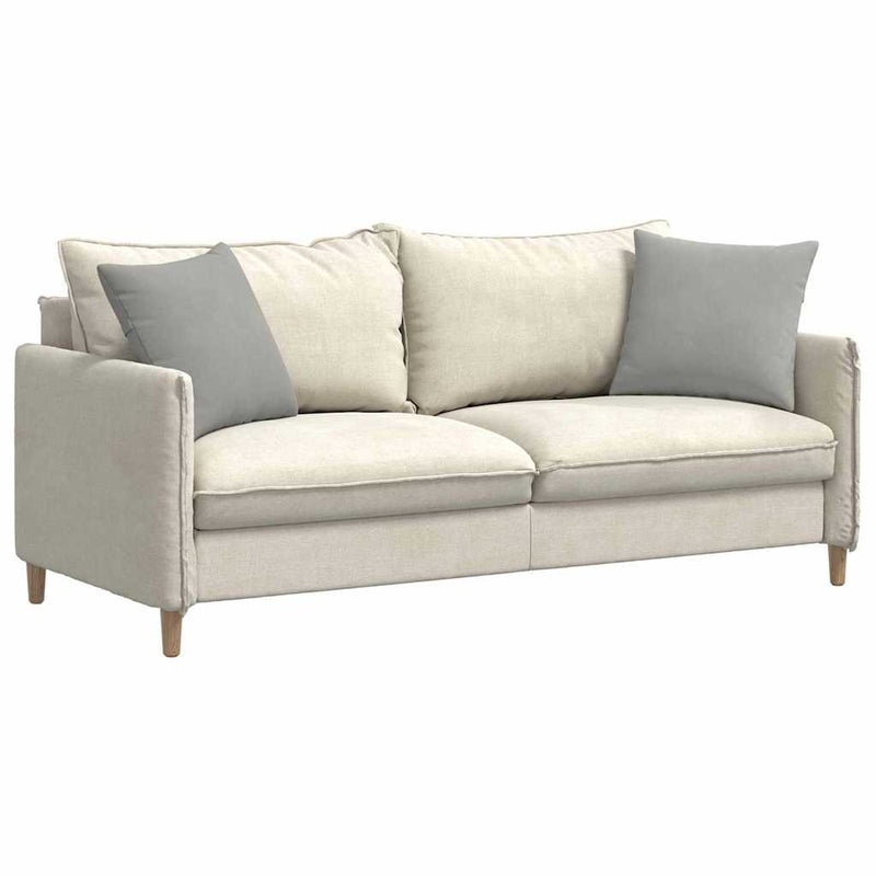 Afbeelding laden in galerijviewer, Vidaxl sofa kussens 2 stuks lichtgrijs 45 x 45 cm stof

