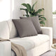 Vidaxl sofa kussens 2 pcs taupe 50 x 50 cm stof