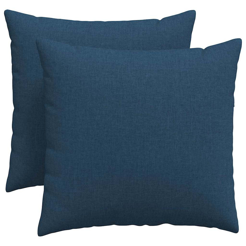 Afbeelding laden in galerijviewer, Vidaxl sofa kussens 2 pcs blauw 50 x 50 cm stof
