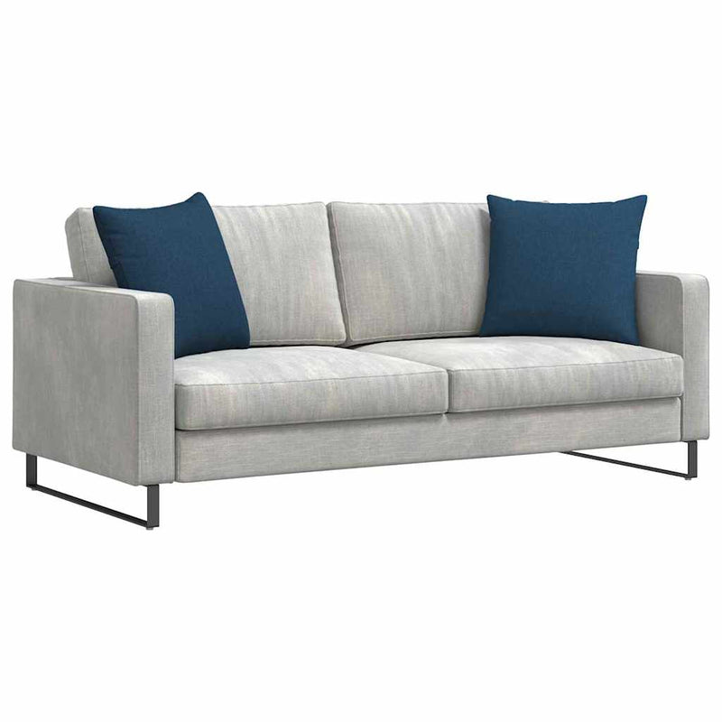 Afbeelding laden in galerijviewer, Vidaxl sofa kussens 2 pcs blauw 50 x 50 cm stof
