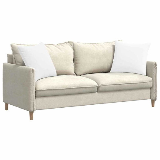 Vidaxl sofa kussens 2 pcs wit 50 x 50 cm stof